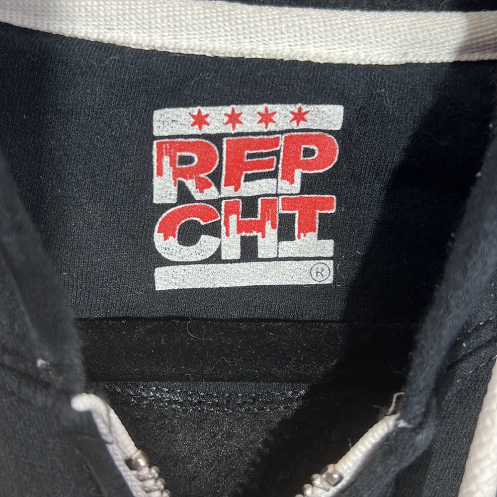 Rep Chi Black Hoodie Zippered Jacket - Picture 4 of 4